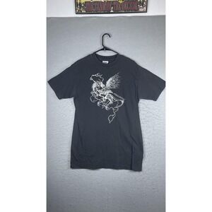 Vintage Hanes Beefy-T Shirt Mens Large Black Year Of The Dragon Graphic Tee